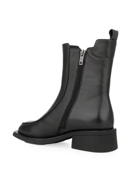 Cizme scurte Linda Baumann din piele negru