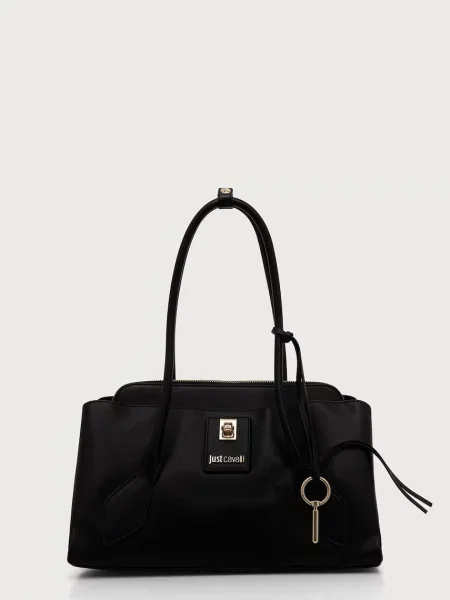 Geantă shopper Just Cavalli negru