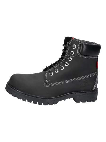 Botki Dockers skórzane czarne