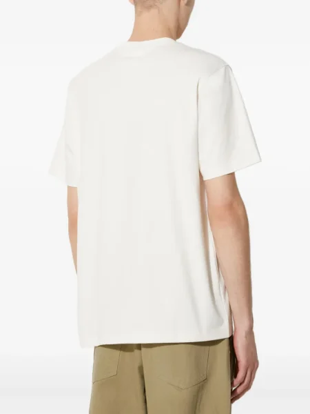 Tricou Adidas cu dungi cu broderie albastru