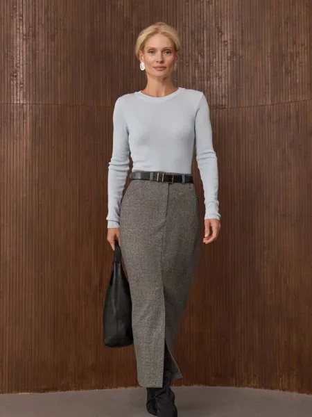 Джемпер TrikoBakh бавовна/віскоза блакитний