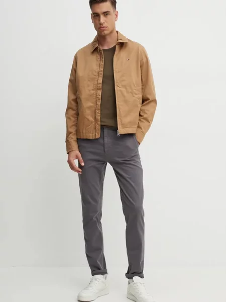 Штани Boss Orange коричневий фасон chinos помаранчеві