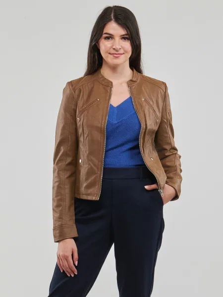 Prijelazna jakna Vero Moda smeđa