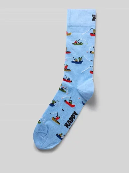 Skarpety z nadrukiem z motywem na całej powierzchni Happy Socks