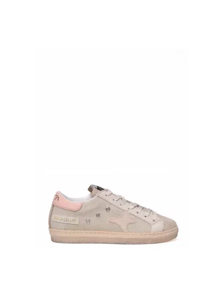 Sneakersy Ama Brand skórzane beżowe