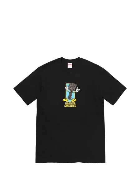 Póló Supreme nyomtatás fekete