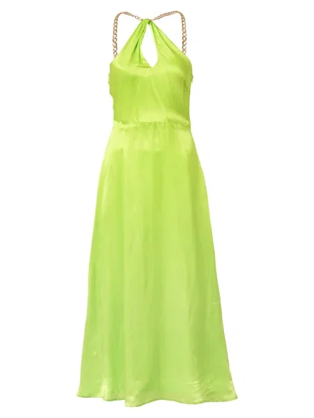 Olivia Rubin Rochie AIMEE limetă verde