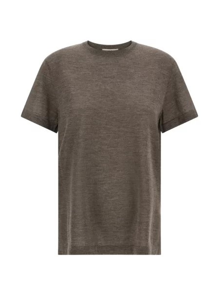 Tricou Co din cașmir maro