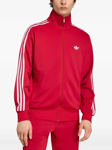 Vestă Adidas alergare cu dungi tricotate albastru