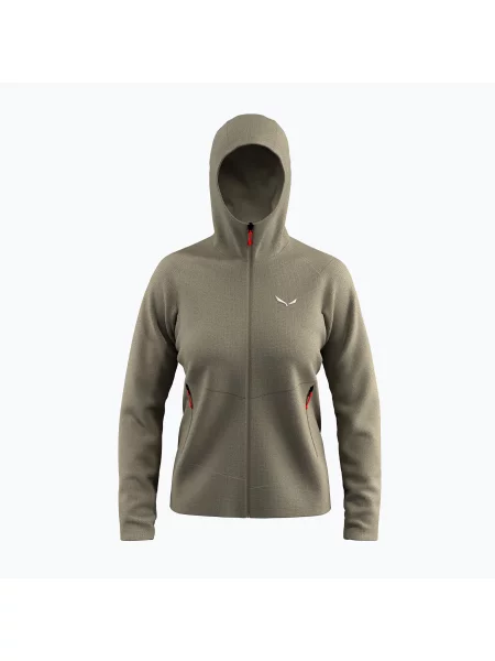 Bluză de trekking pentru femei Salewa Puez Rocca Polarlite Hood quicksand