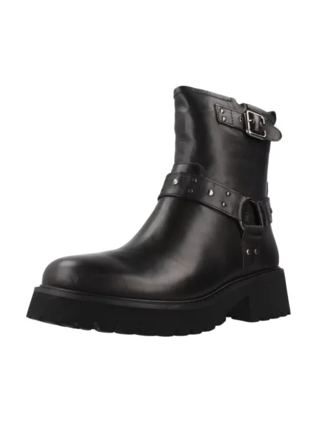 Buty do kostki Carmela skórzane czarne
