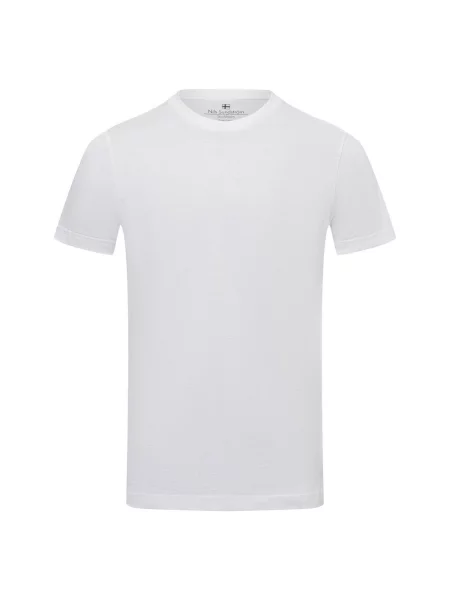 Nils Sundström T-shirt Mężczyźni jednolity L biały