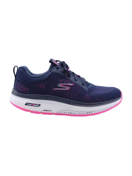 Sneakersy Skechers z bursztynem niebieskie