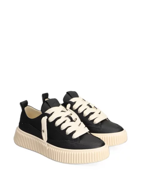 Sneakerși Rhun din piele chunky negru