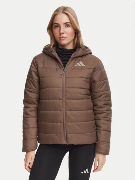 Outdoorová bunda adidas hnědá