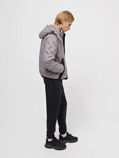 RECYCLED Зимова куртка сірий