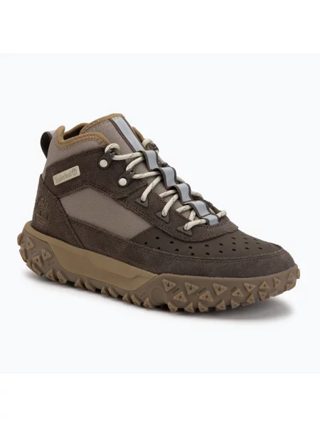 Krajkové tenisky Timberland hnědé