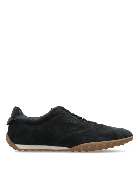 Sneakerși Tod's din piele de căprioară albastru