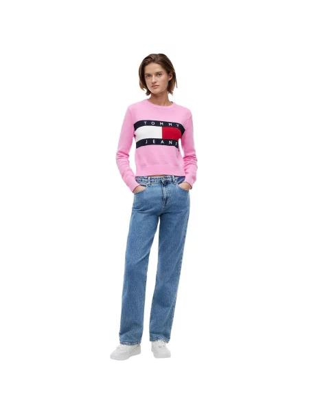 Pulover Tommy Hilfiger roz