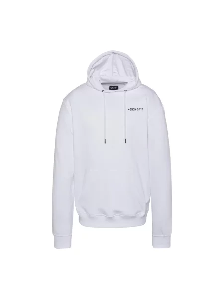 Bluza z kapturem Schott Nyc biała