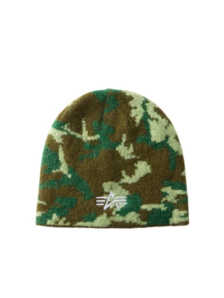 ALPHA INDUSTRIES Căciulă Cone oliv / verde stuf / verde pastel alb