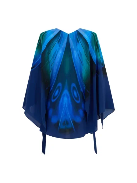 Top Alberta Ferretti niebieski
