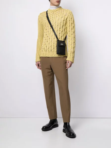 Iš natūralios odos mini rankinė Mulberry juoda