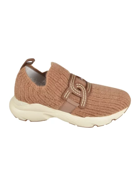 Sneakersy Tod's brązowe