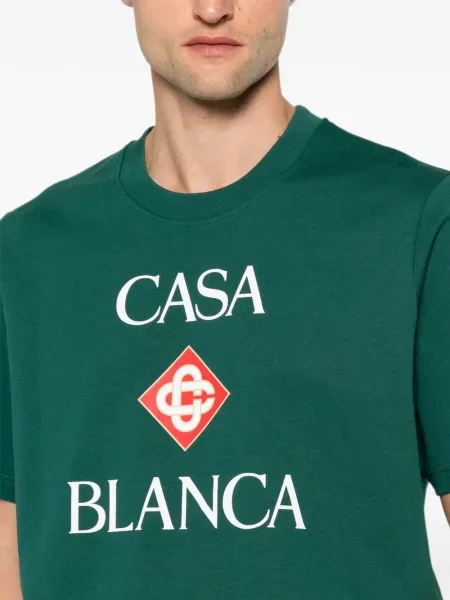 Tricou Casablanca cu imagine verde