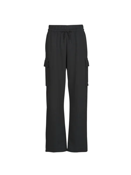 Pantaloni cargo Adidas din fleece negru