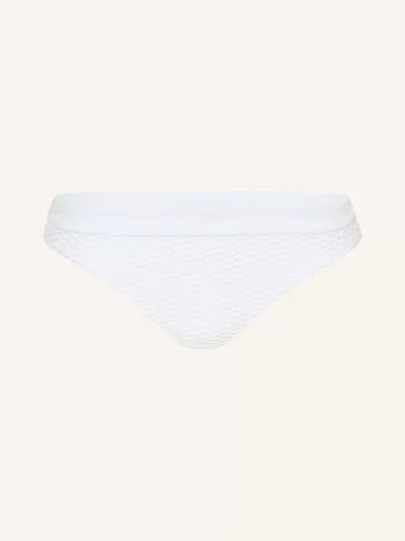 Seafolly Dół Od Bikini Basic High Tide weiss białe