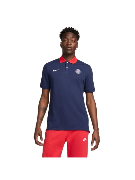Koszulka Polo Essential Paris Saint Germain FC DriFIT niebieska