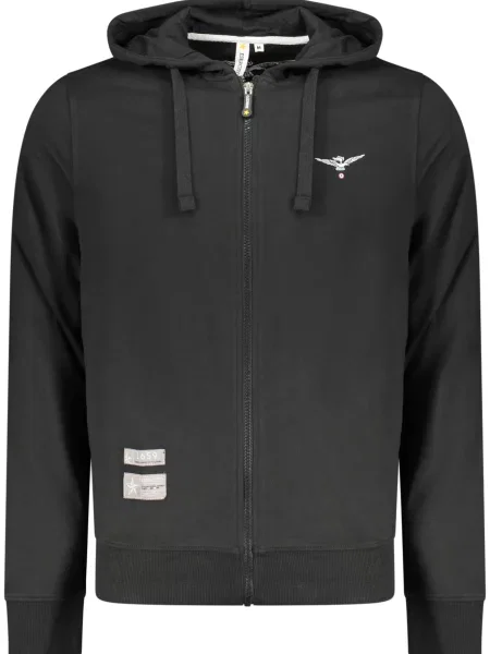 Mikina na zip Accademia Militare černá