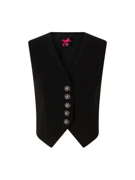 Kamizelka Pinko ze stretchu czarna