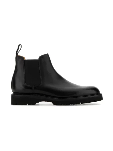 Sztyblety John Lobb skórzane czarne