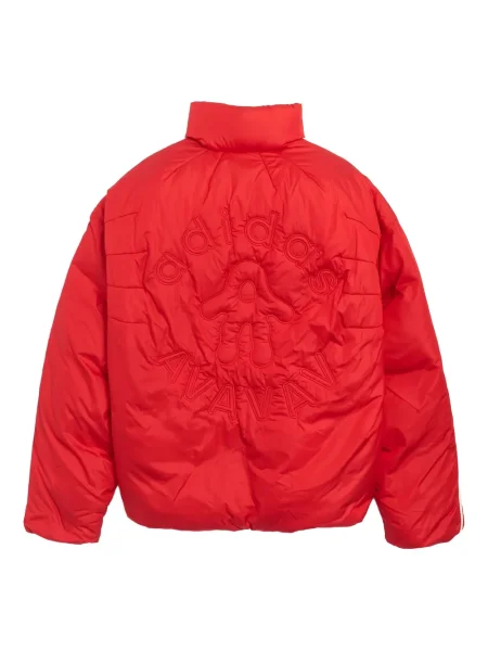 Pantaloni Adidas cu dungi din piele de căprioară alb