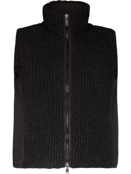 Geacă Brunello Cucinelli tricotate negru