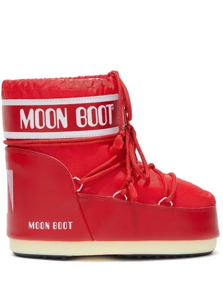 Klasické kotníkové boty Moon Boot červené
