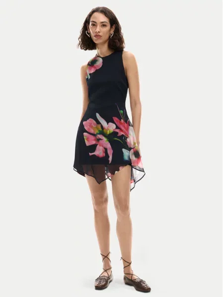 Desigual Лятна рокля Nala черен
