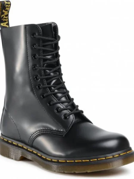 Dr. Martens Fűzős rövid szárú csizmák sárga fekete