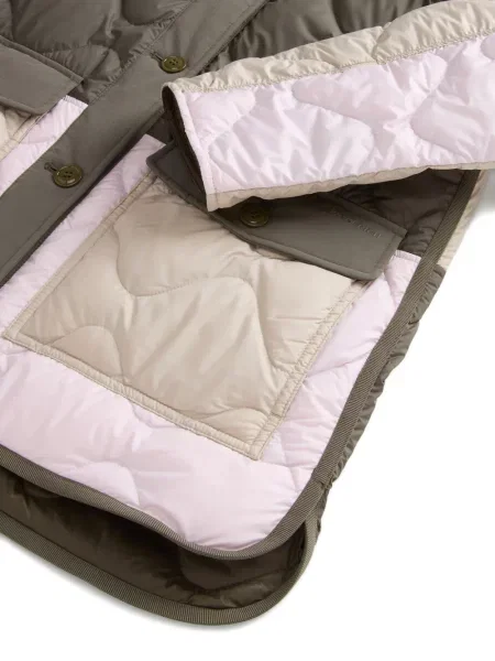 Pikowana kurtka pikowana Woolrich zielona