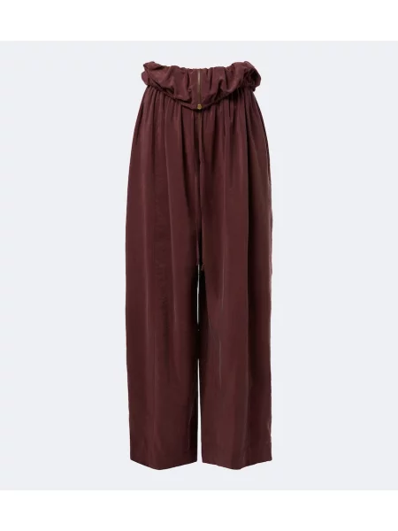 Pantaloni Chloé de mătase