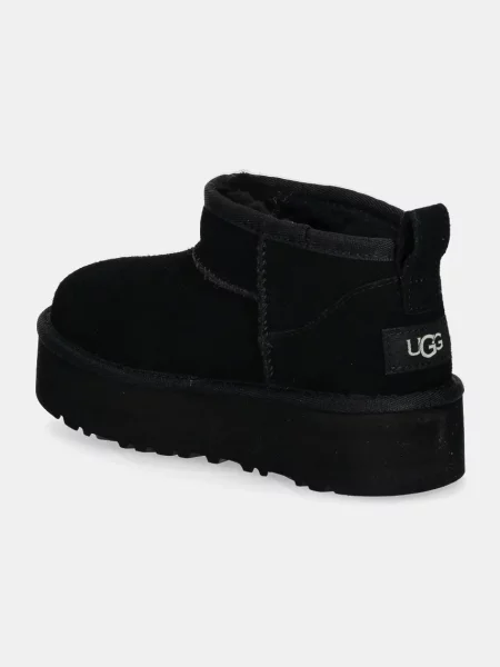 UGG снігові чоботи дитячі замшеві CLASSIC ULTRA MINPLATFORM