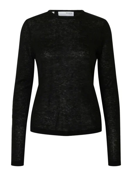SELECTED Pulover SLFSHIRLEY' negru