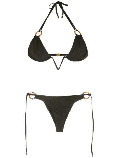 Bikini Amir Slama cu gât halter negru