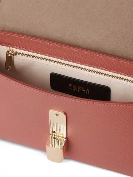 Body Furla din piele roz