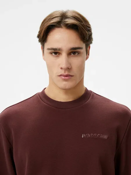 Свитшот Lacoste бордовый