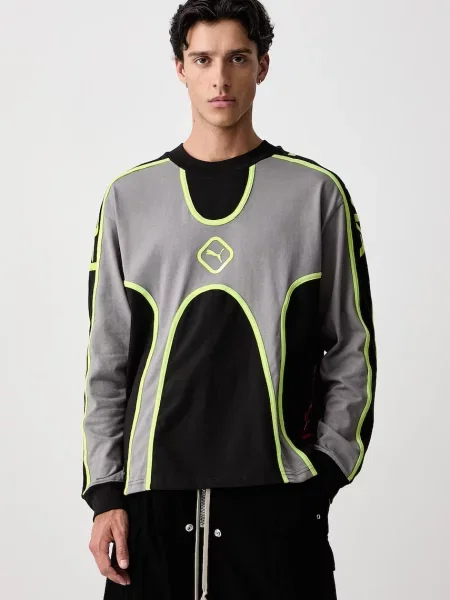 Tricou Puma din jerseu gri