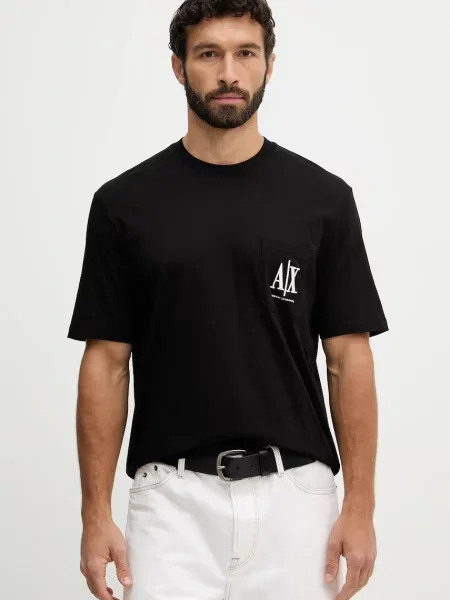 Armani Exchange tričko černé