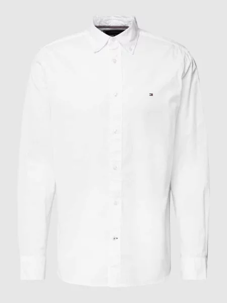Koszula Tommy Hilfiger z długim rękawem casual biała